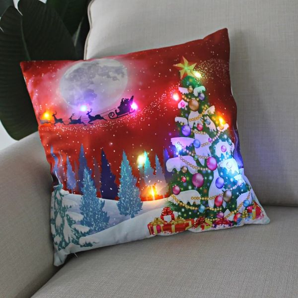 2023 Christmas LED Cushion Cover (45 cm)