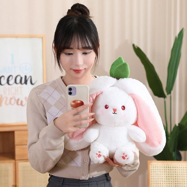 Strawberry Carrot Bunny Plush Toy