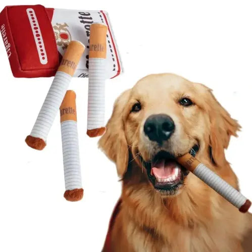 Cigar Plush Dog Toy