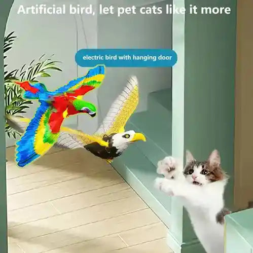 Interactive Bird Simulation Cat Toy