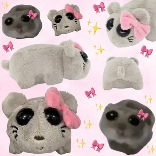 Sad Hamster Mouse Plush