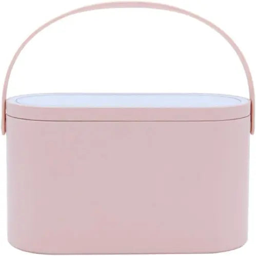 LUMIEREZ Travel Cosmetic Case with Rotatable LED Mirror