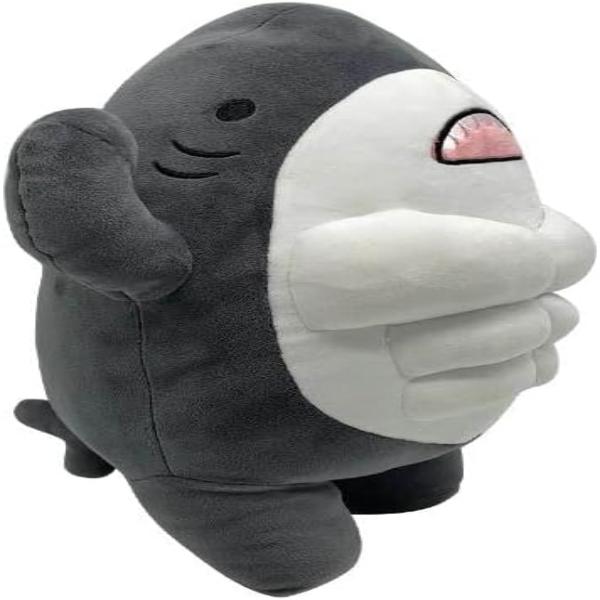 Shredded Muscle Gym Shark Plush