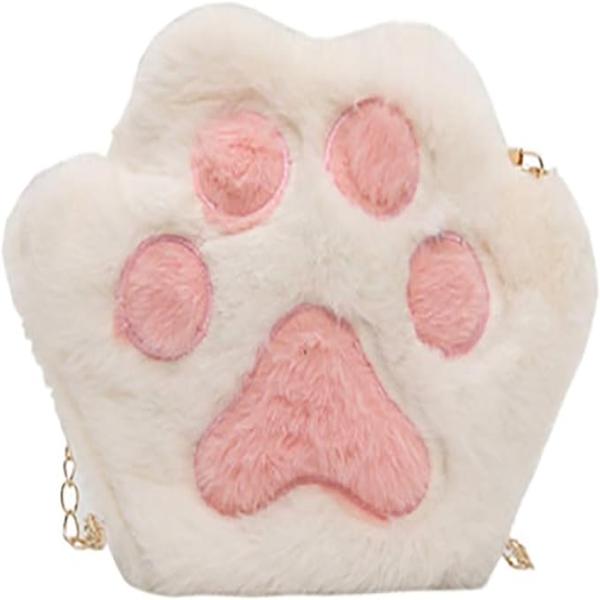 Cute Cat Paw Plush bag