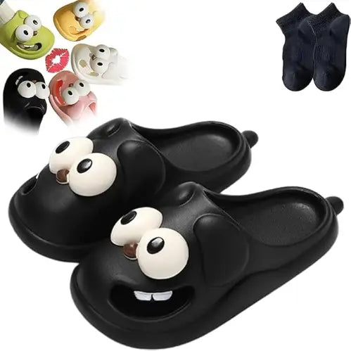 Big Eye Dog Tongue Twister Kissing Slides