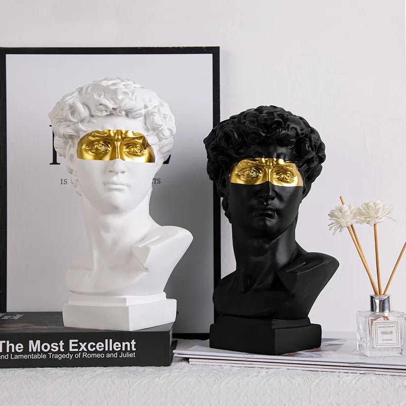 The Thief Mask David Decor Statue