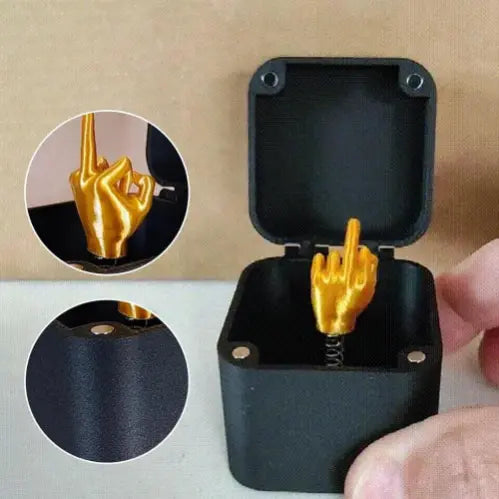 Christmas Prank Gift : Middle Finger In A Box