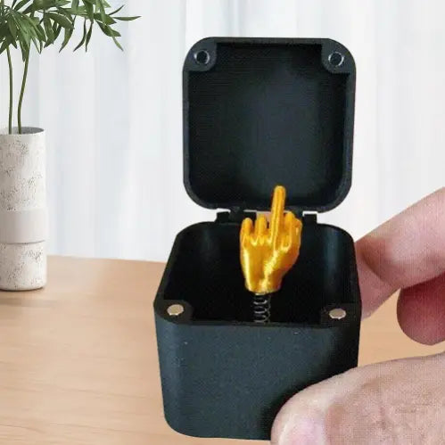 Christmas Prank Gift : Middle Finger In A Box