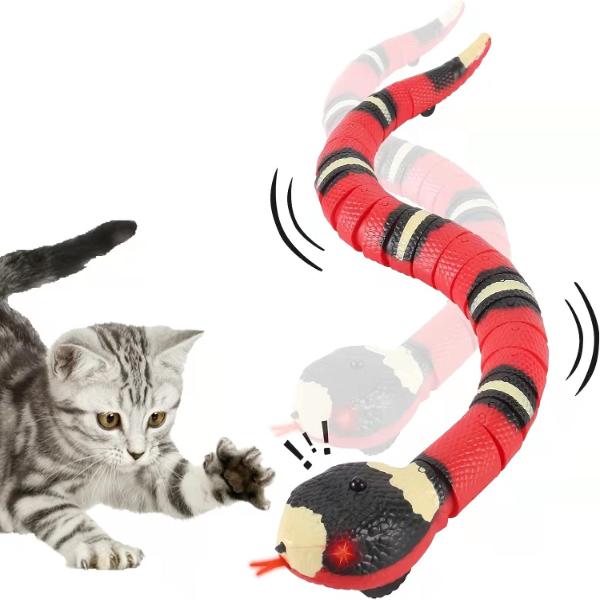 Interactive Smart Sensing Snake Cat Toy