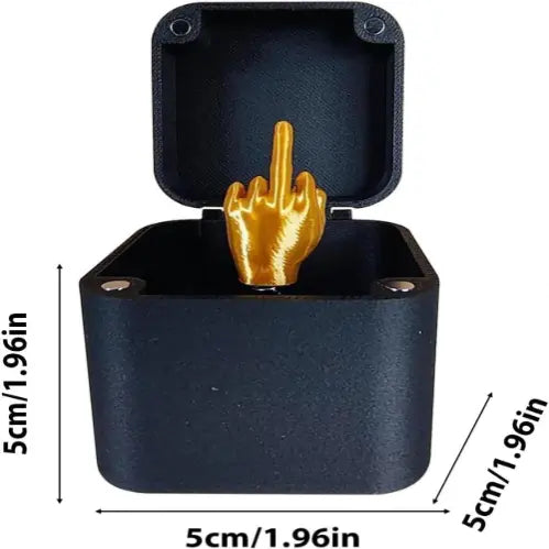 Christmas Prank Gift : Middle Finger In A Box