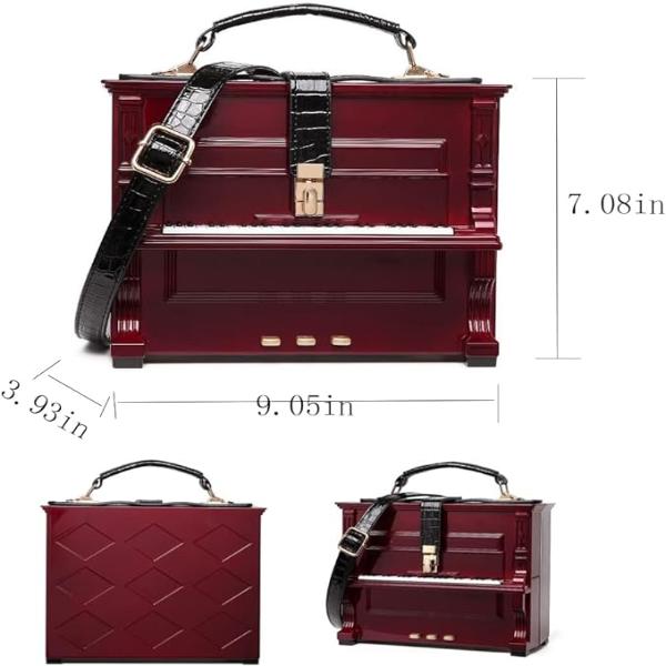 Personality Piano Women Handbag