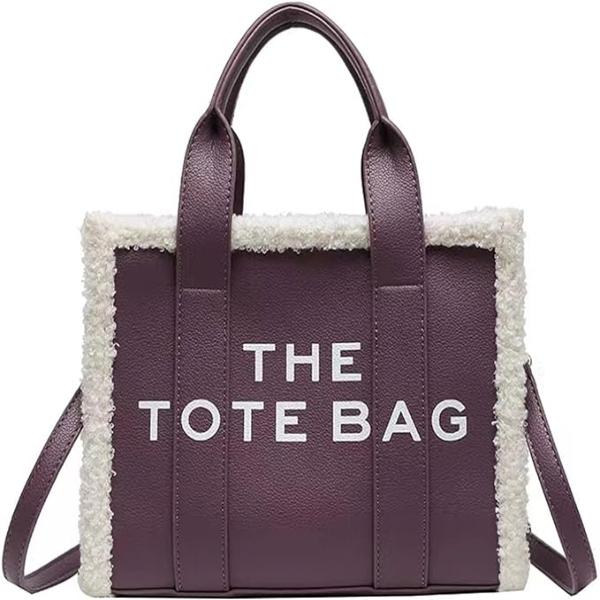 The Tote Bag ( Leather With Lamb Wool)