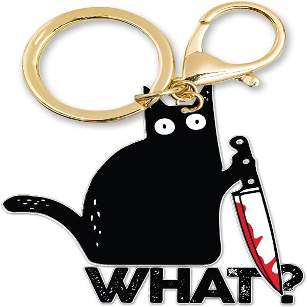 Killer Cat Bag Pendant & Keychain