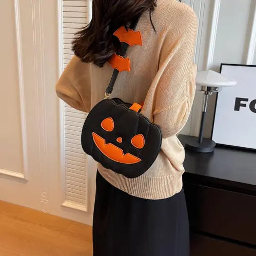 Halloween Pumpkin Crossbody Bag