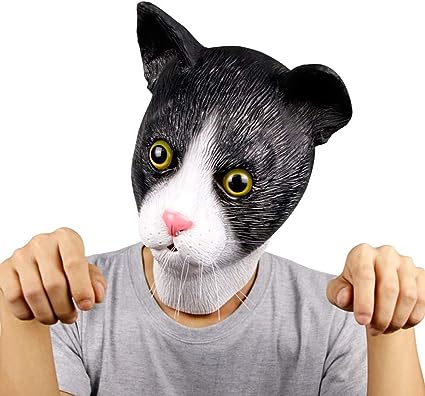 Halloween Cat Prank Mask
