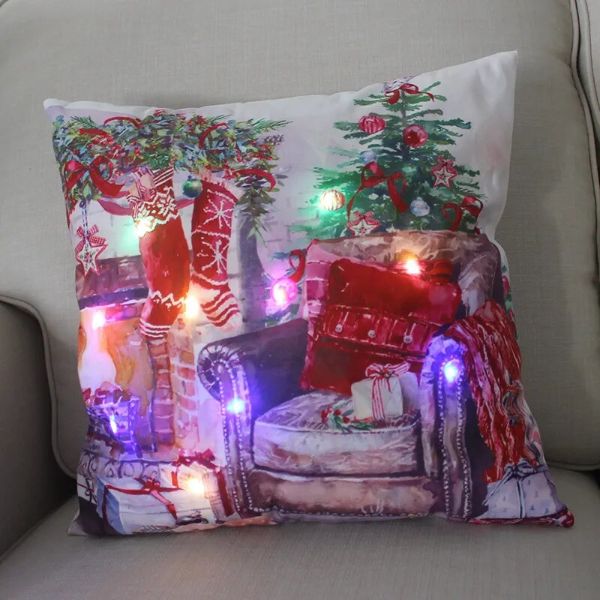 2023 Christmas LED Cushion Cover (45 cm)