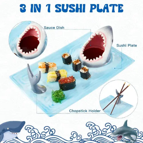 Jawsome Shark Dining Plate