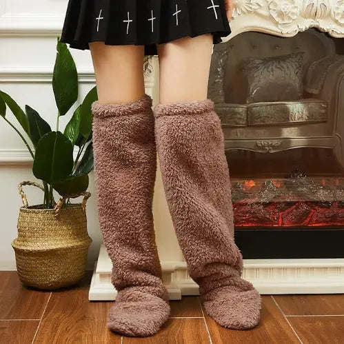 Fluffy Leg Warmers