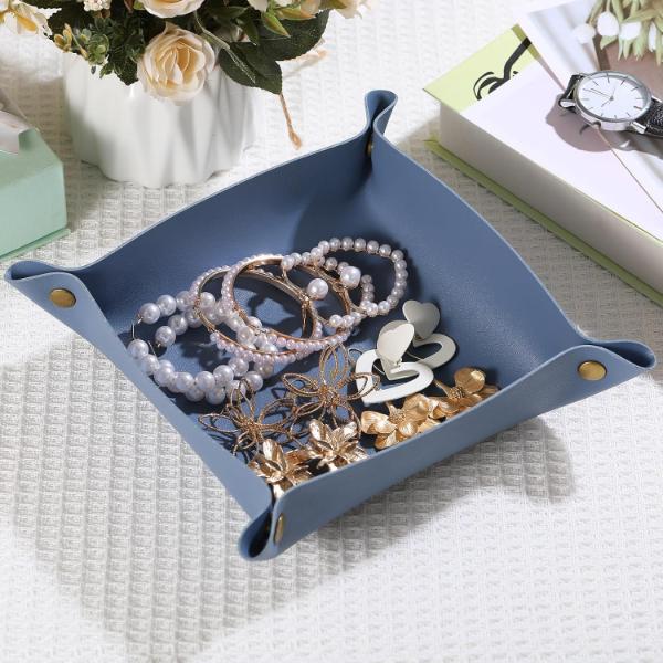 Nordic Leather Tray Organizer