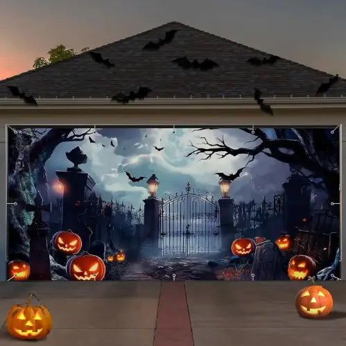 Halloween Garage Door Decoration