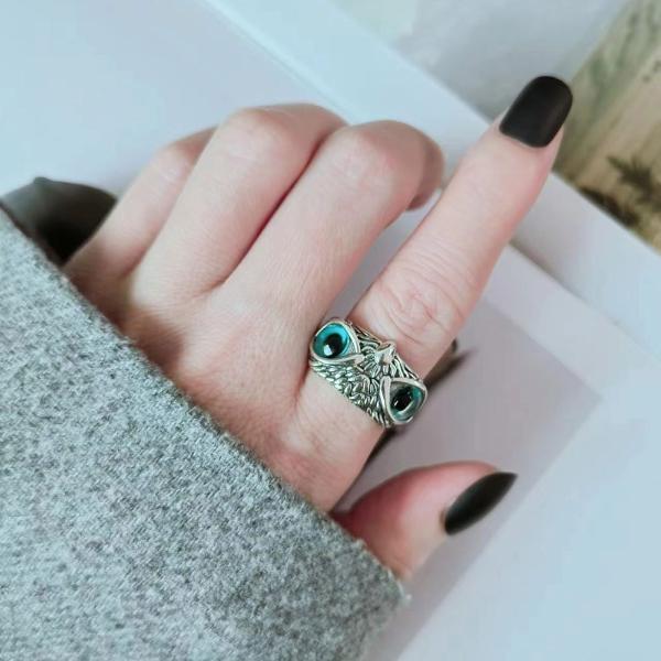 Owl Wisdom Ring