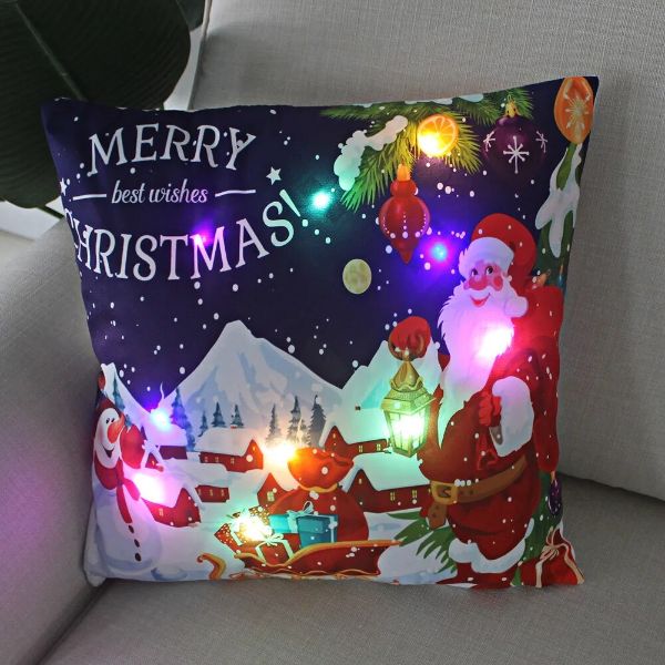 2023 Christmas LED Cushion Cover (45 cm)