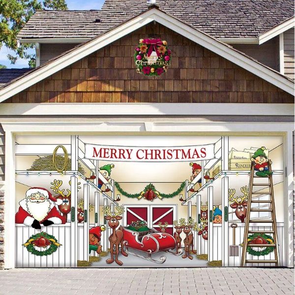 Christmas Garage Door Decoration
