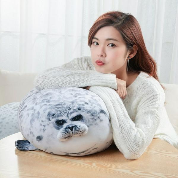 Baby Seal Plush Pillow