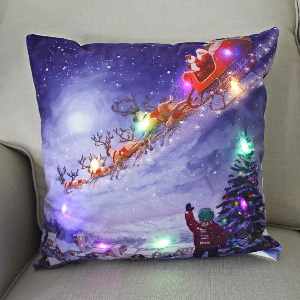 2023 Christmas LED Cushion Cover (45 cm)