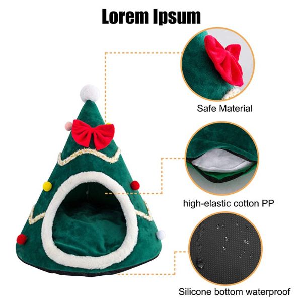 Christmas Tree Cat Bed ( LIMITED EDITION)