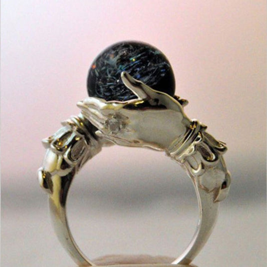 Gothic Magic Handball Style Ring