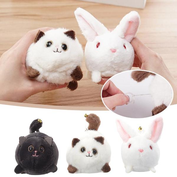 FREE GIFT ( U.P. $24.99) : Wagging Tail Cat Plush Key Chain Bag Pendant