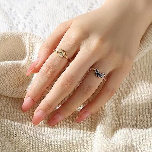 Celestial Sun & Moon Ring