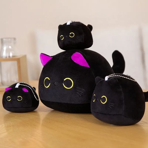 Black Cat Plushie & Cousins