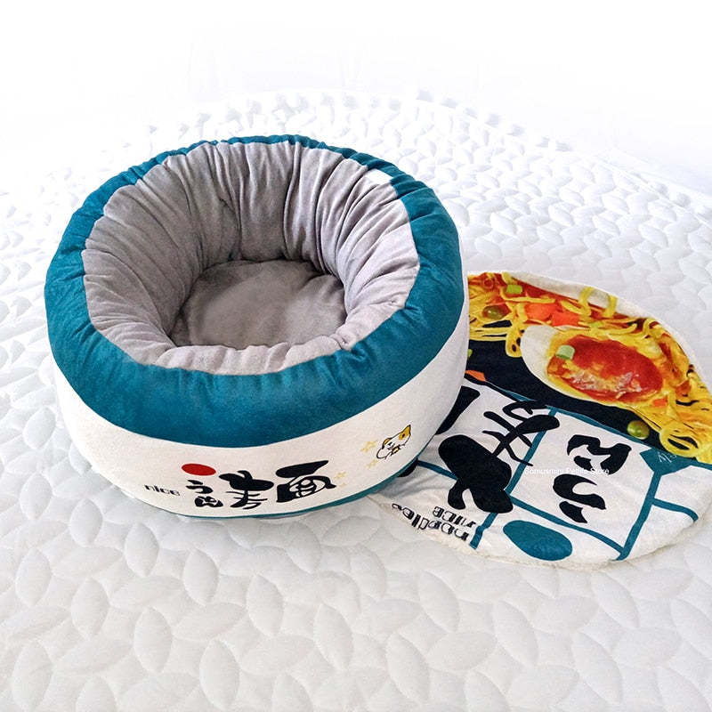 Japanese Ramen Noodle Cup Dog  Bed