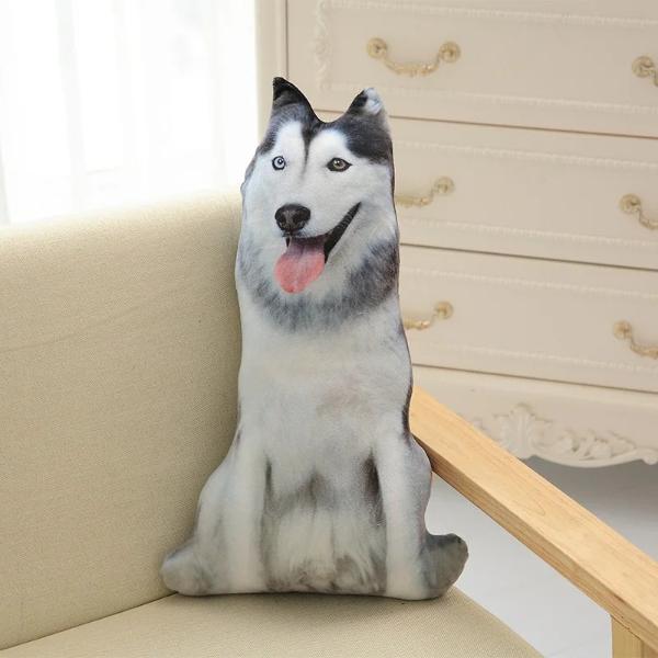 3D Dog Plush Pillow