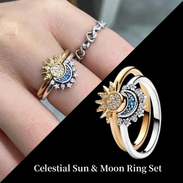 Celestial Sun & Moon Ring