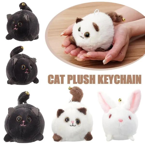 FREE GIFT ( U.P. $24.99) : Wagging Tail Cat Plush Key Chain Bag Pendant