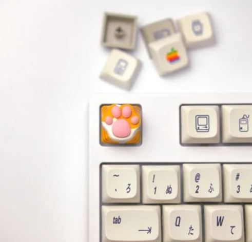 Custom Gaming Cat Paw & Butt Keycap