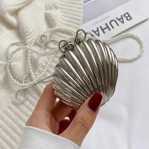 Luxury Acrylic Shell Clutch Bag