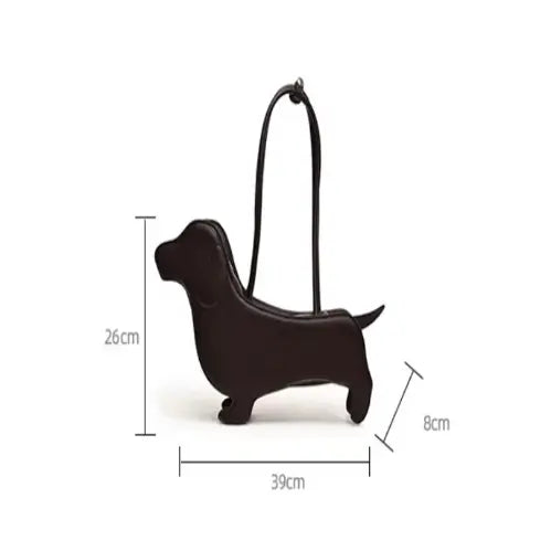 Daschund Crossbody Bag Purse