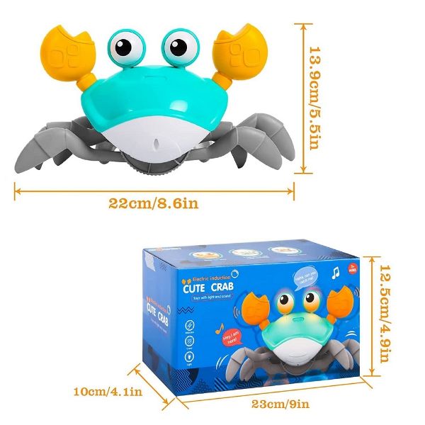 Interactive Crawling Crab Dog Toy