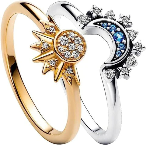 Celestial Sun & Moon Ring