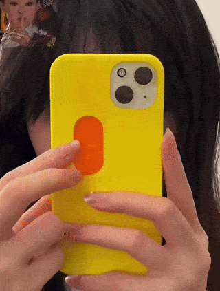 Sliding Middle Finger Phone Case