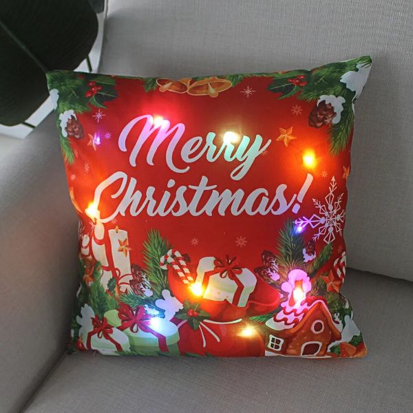 2023 Christmas LED Cushion Cover (45 cm)