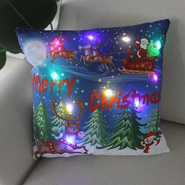 2023 Christmas LED Cushion Cover (45 cm)