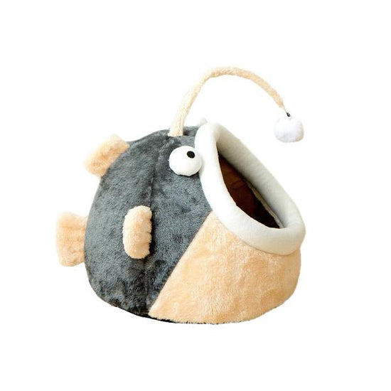 Shark, Angler & Puffer Fish Cat Bed – Barkermeow