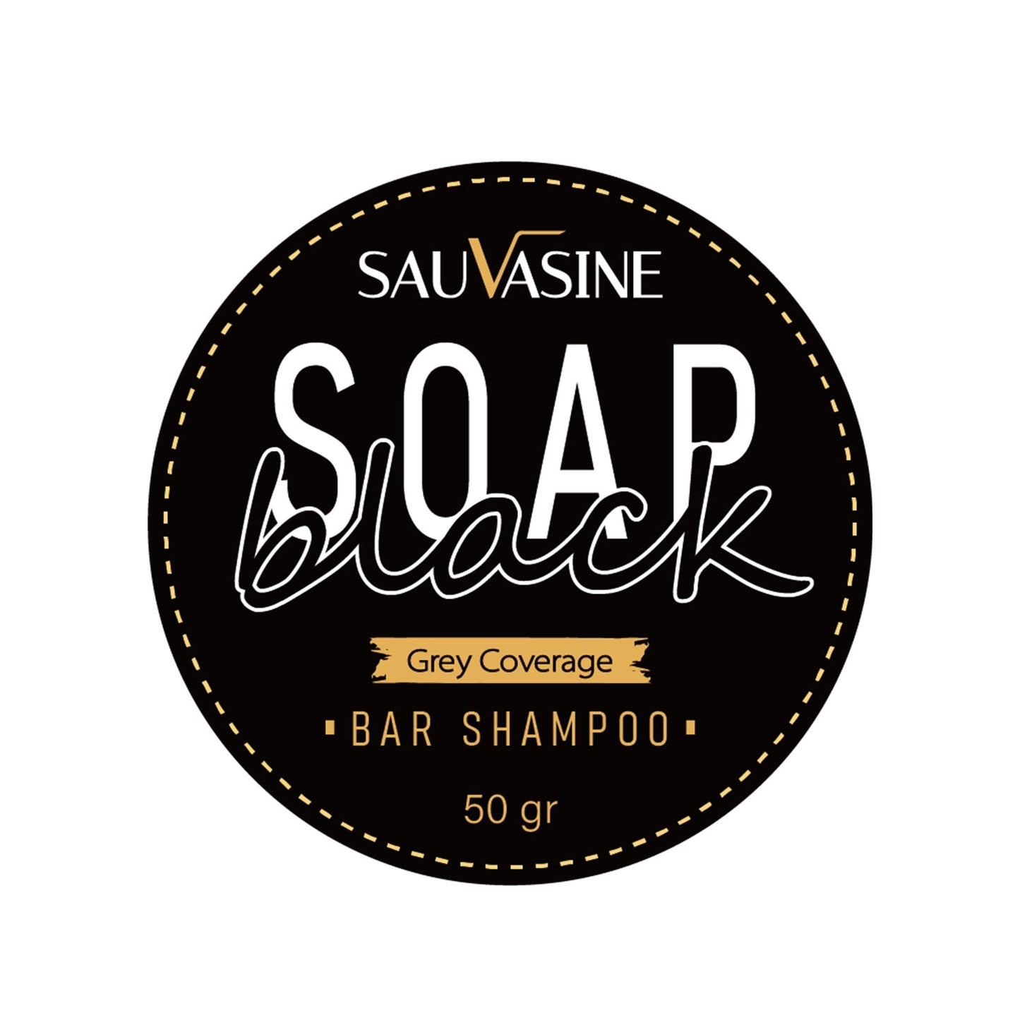 SAUVASINE SOAP BLACK BAR SHAMPOO