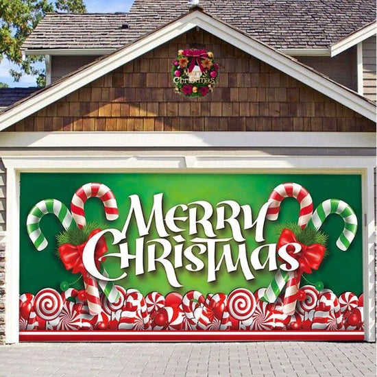 Christmas Garage Door Decoration – Barkermeow