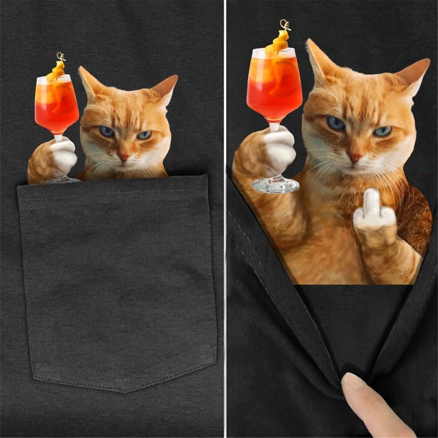 One FXXX Cat Pocket Tshirt